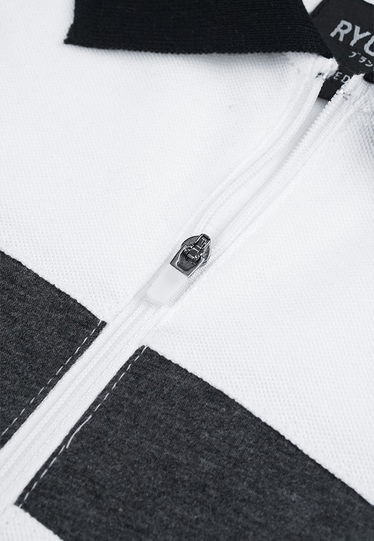 Ryusei Polo Shirt Asayaki CMB White - Ryusei