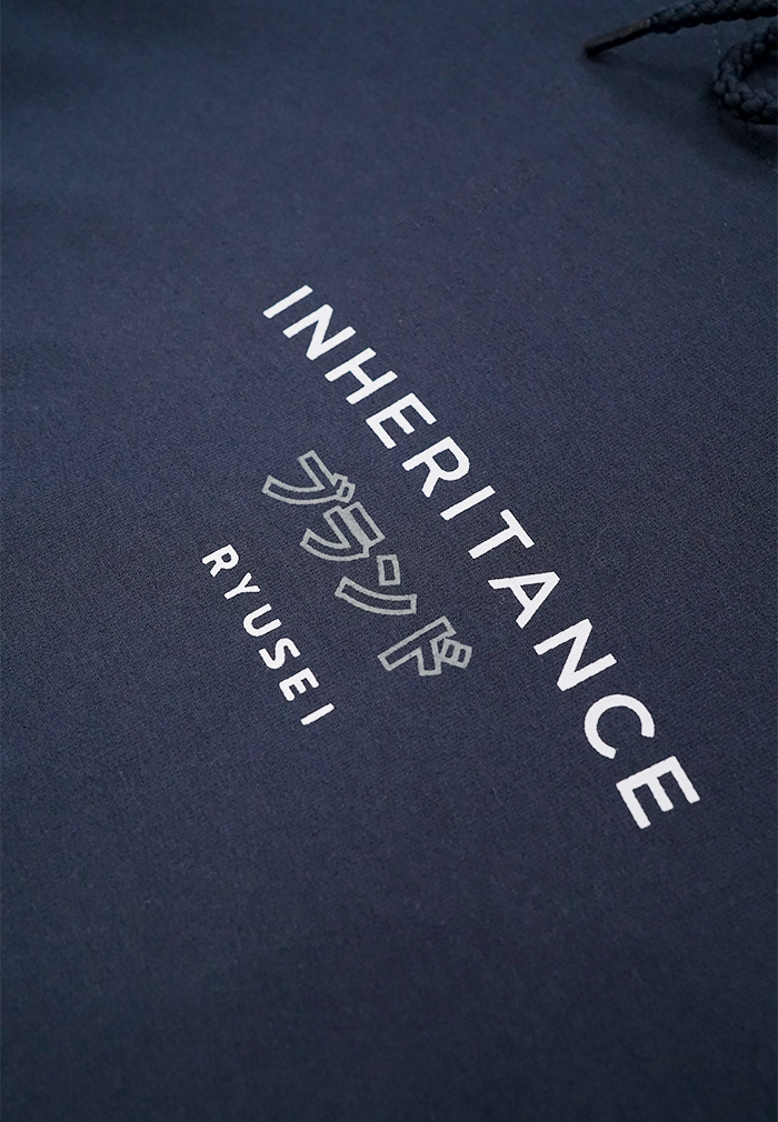 Ryusei Sweater Hoodie Inheritance Navy - Ryusei