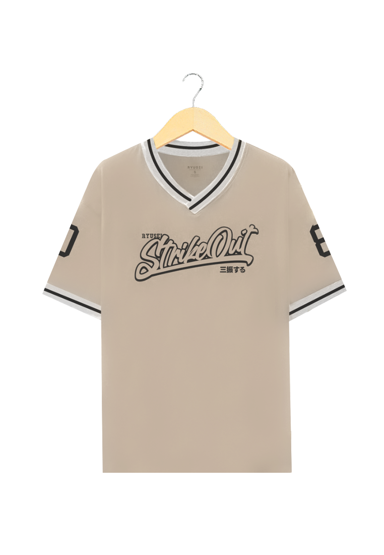 Ryusei Kaos Pria Boxy Oversize StrikeOut