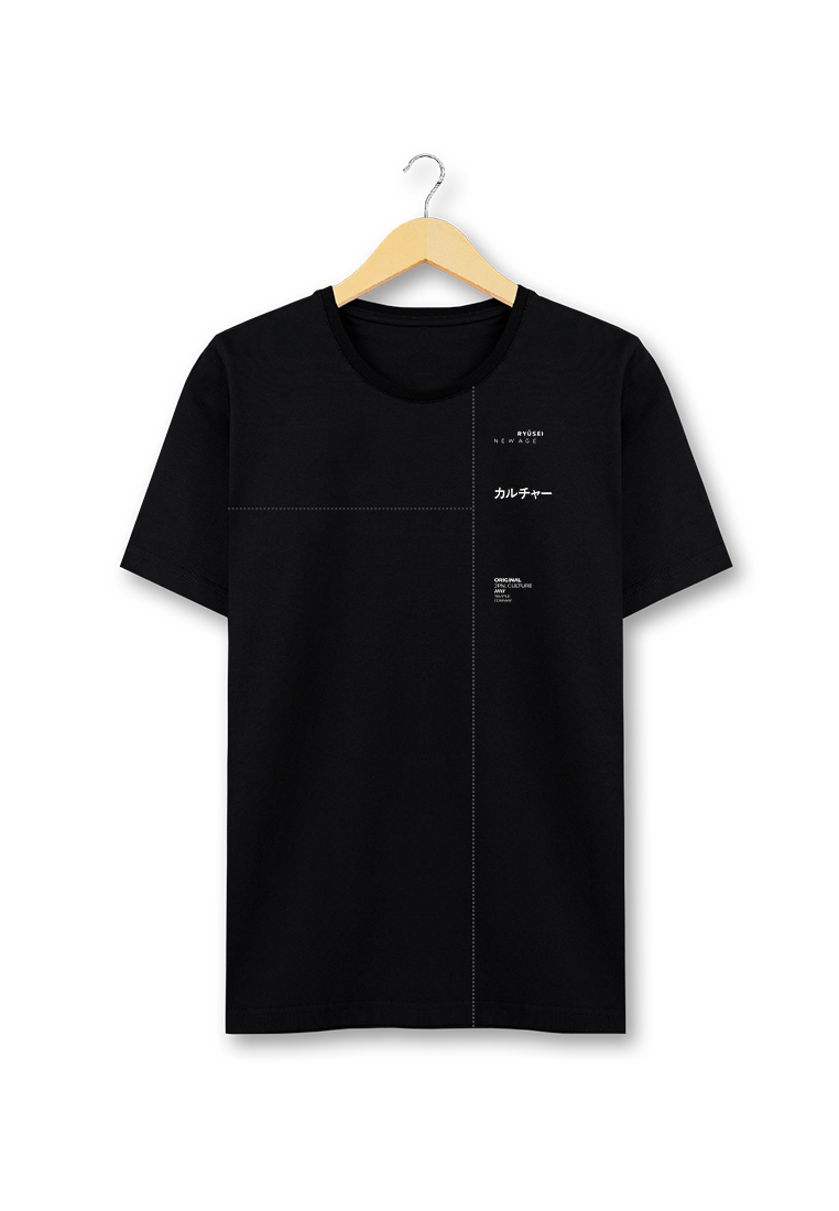 Ryusei Kaos Pria Culture Black