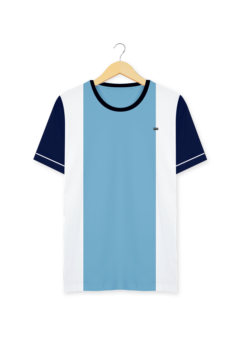Ryusei Kaos Pria Miyazaki Smoke Blue