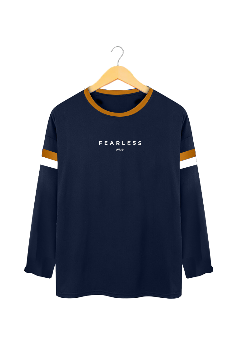 Ryusei Tshirt Fearless Long Sleeve CMB Navy - Ryusei
