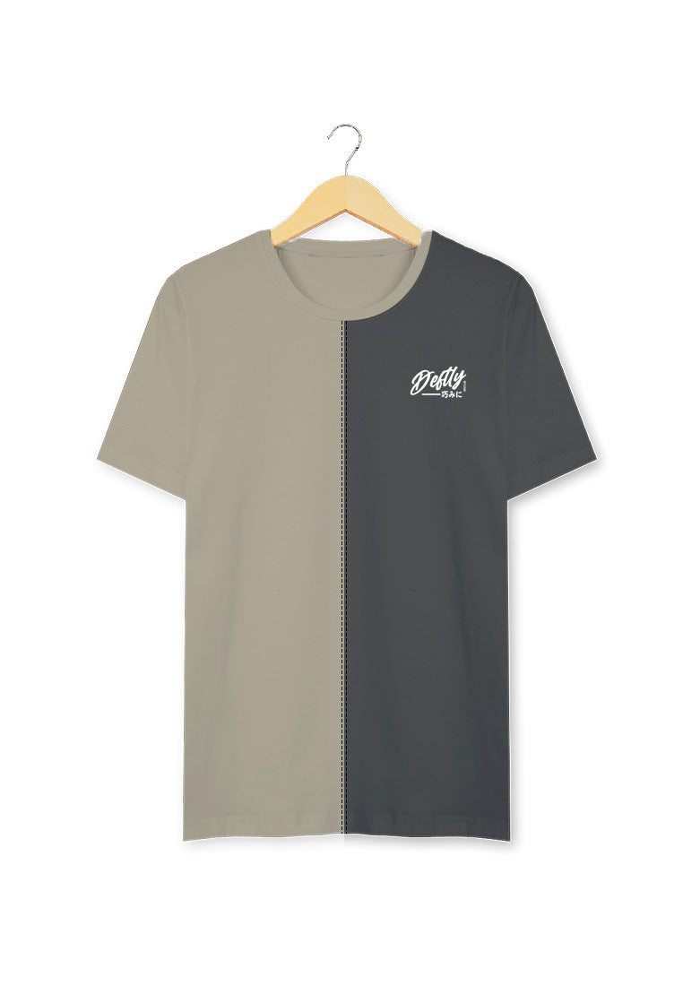 Ryusei Kaos Pria Destly Dusty Brown