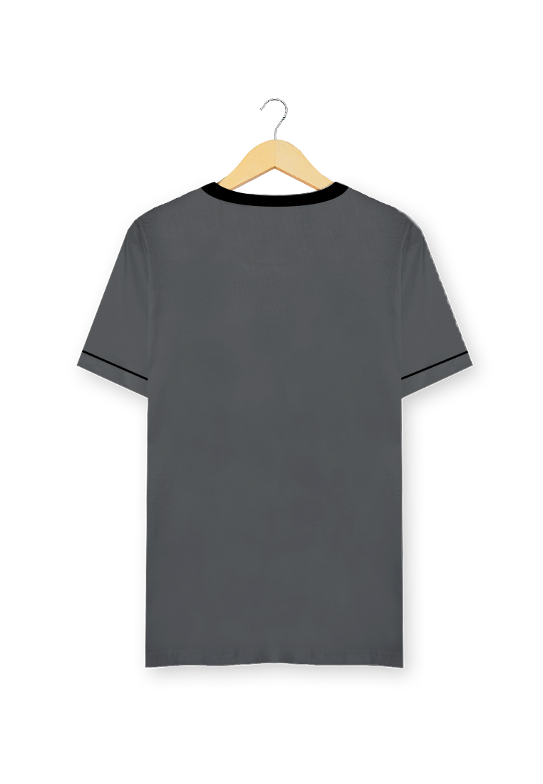 Ryusei Kaos Pria Takama Dark Grey