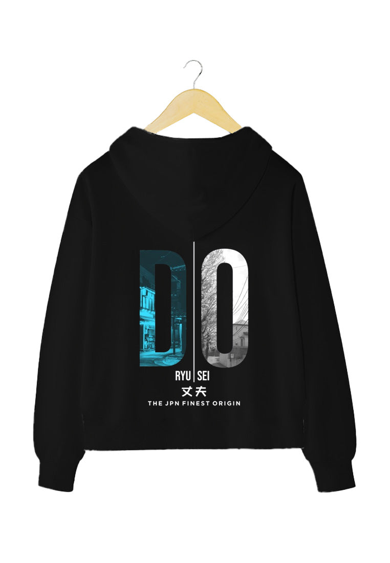 Ryusei Hoodie Boxy Able Full Black