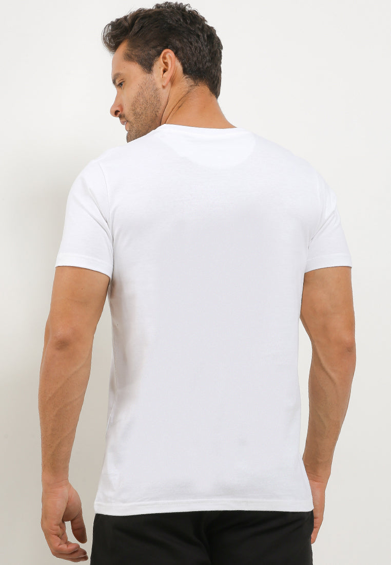 Ryusei Tshirt Kagawa Button White - Ryusei