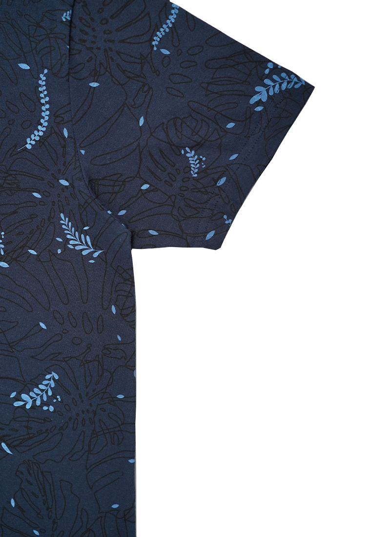 Ryusei Tshirt Tropical FP Navy - Ryusei T-Shirt