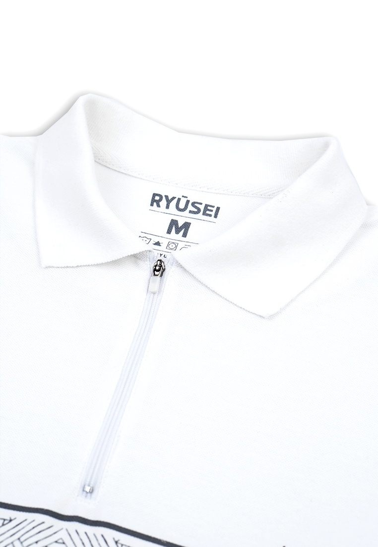 Ryusei Polo Shirt Sendai White - Ryusei