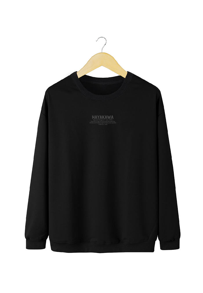 Ryusei Sweater Hayakawa Jpn Black - Ryusei