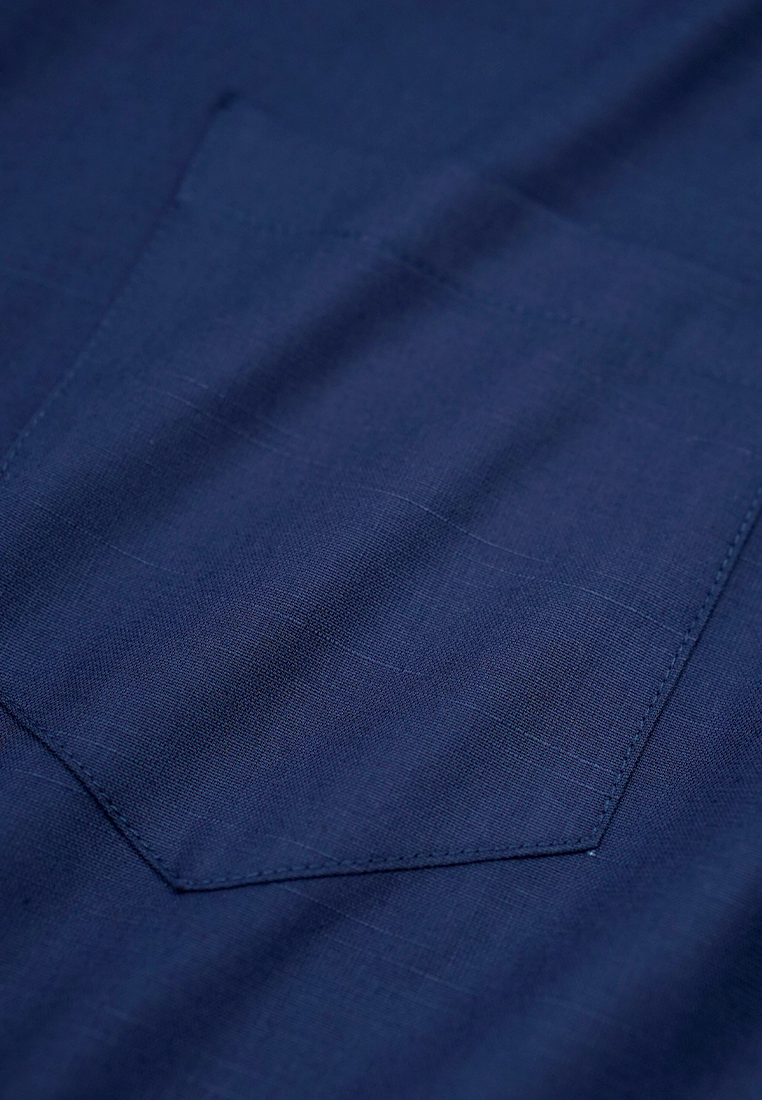 Ryusei Kemeja Kasumi Long Sleeve Navy - Ryusei