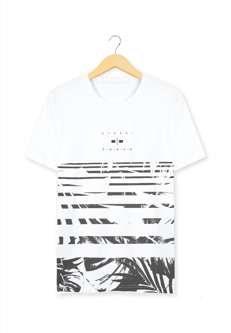 Ryusei Tshirt Kyou White - Ryusei Tshirt Men