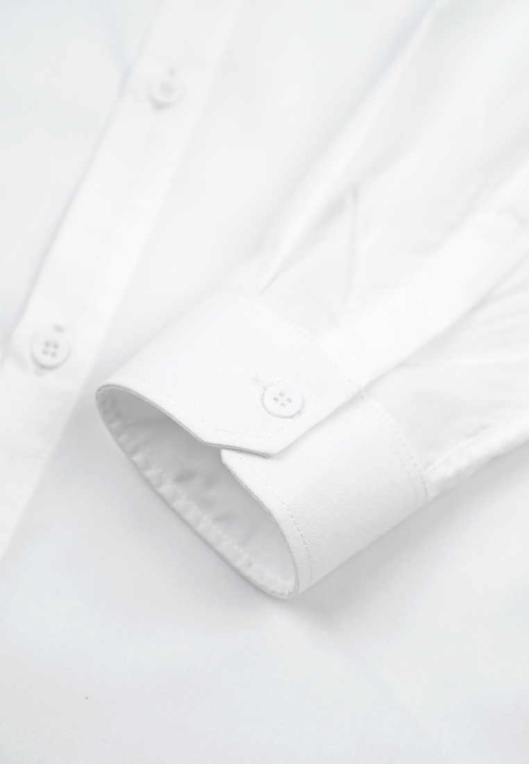 Ryusei Kemeja Katashi Long Sleeve White DF - Ryusei