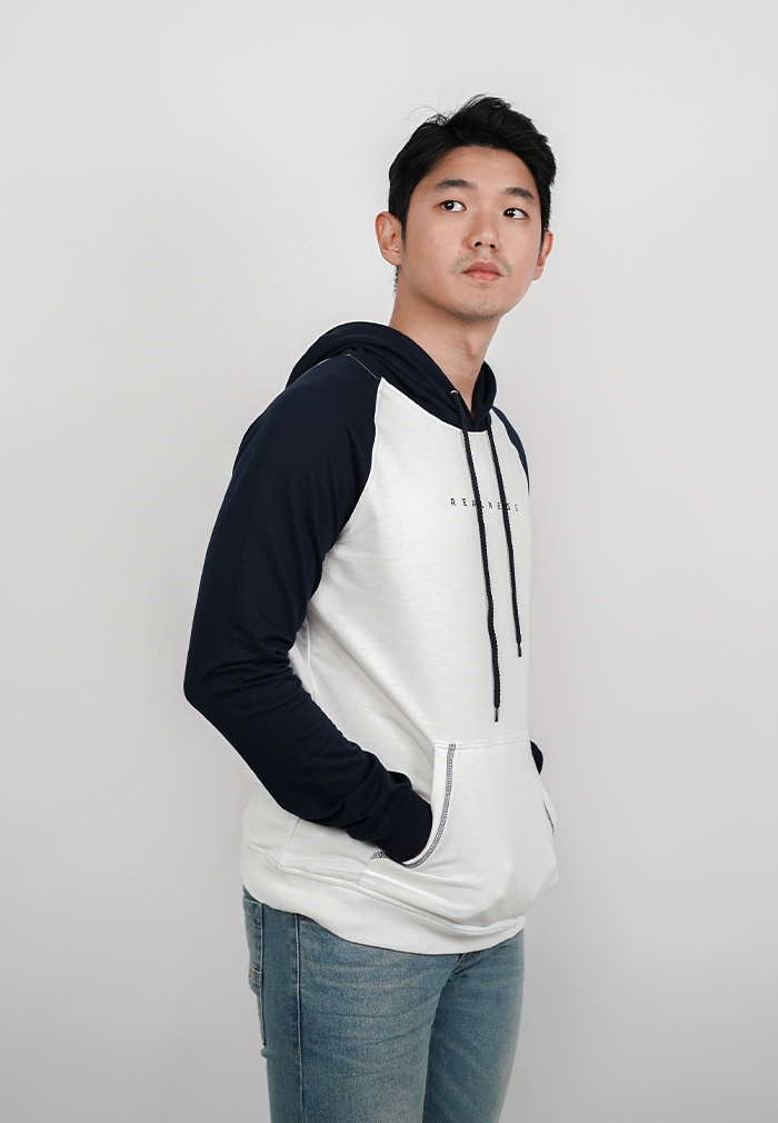 Ryusei Sweater Hoodie Takagi CMB White - Ryusei