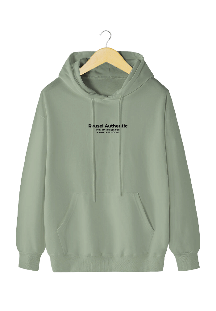 Ryusei Sweater Hoodie Timeless Sage Green - Ryusei