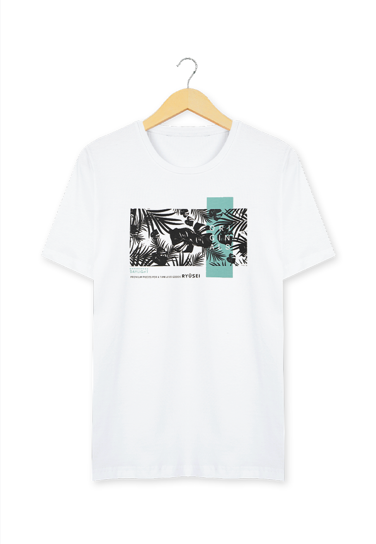 Ryusei Tshirt Yama White - Ryusei