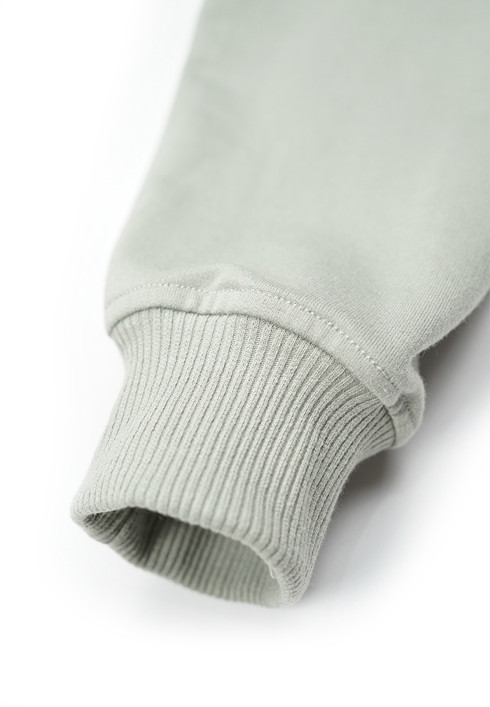 Ryusei Sweater Hoodie Timeless Sage Green - Ryusei