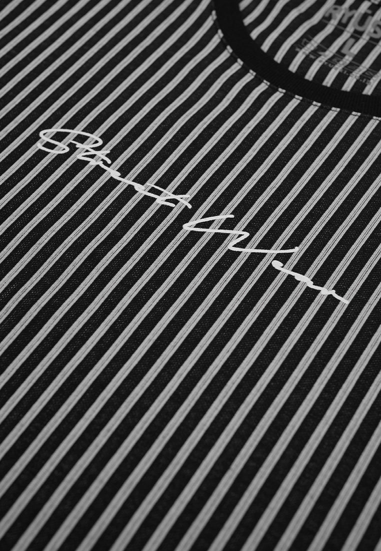 Ryusei Tshirt StreetWear Stripe Black - Ryusei