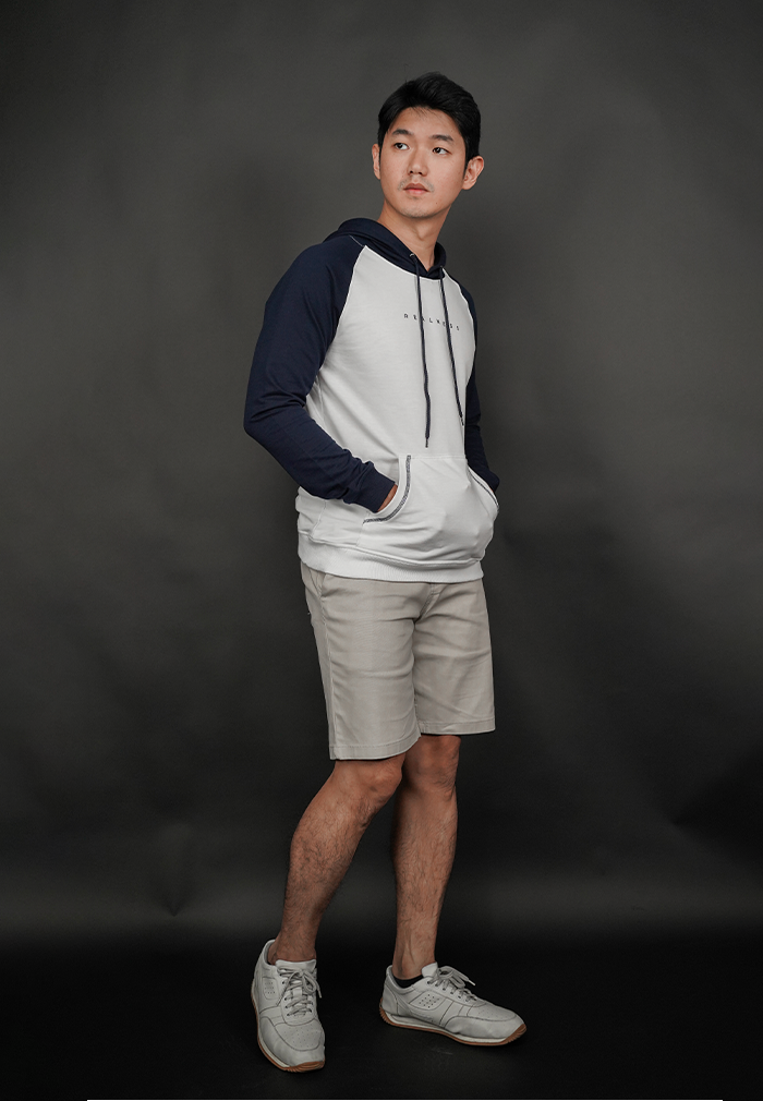 Ryusei Sweater Hoodie Takagi CMB White - Ryusei