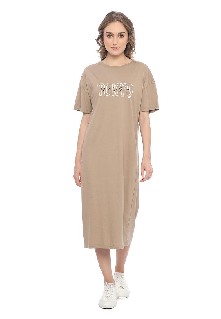 Ryusei Dress Oversize Katana Light Brown - Ryusei