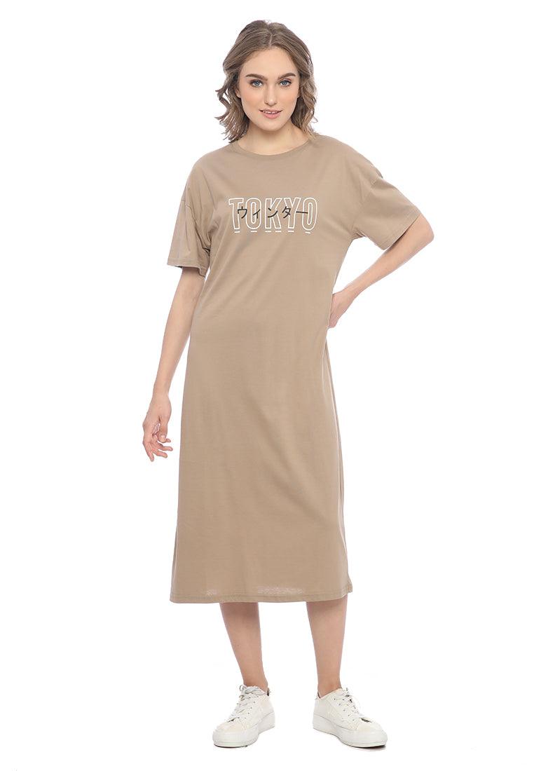 Ryusei Dress Oversize Katana Light Brown - Ryusei