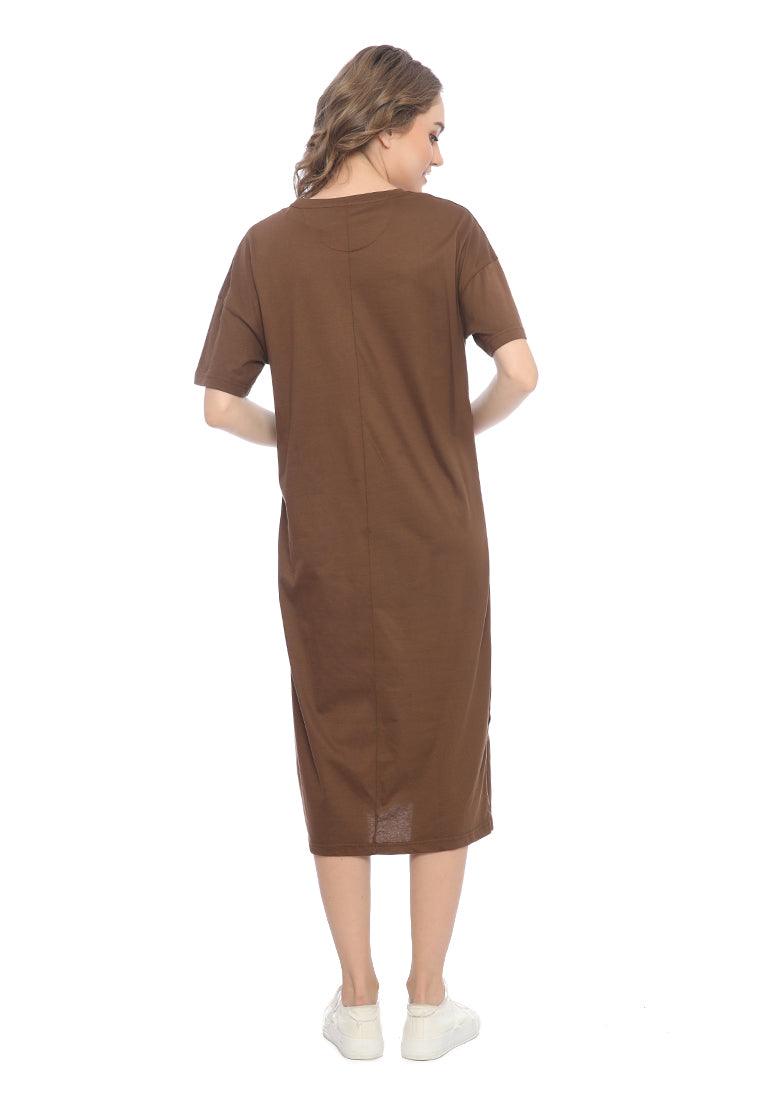 Ryusei Dress Oversize Yukari Brown - Ryusei