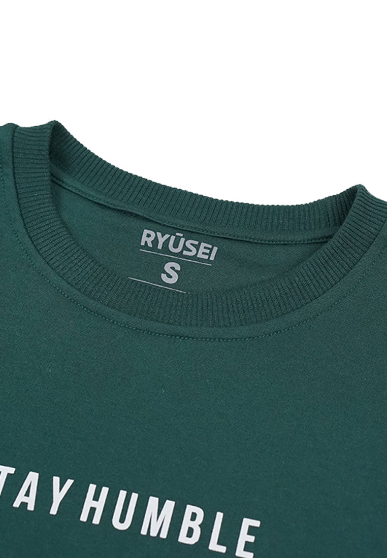 Ryusei Sweater Stay Humble Green - Ryusei