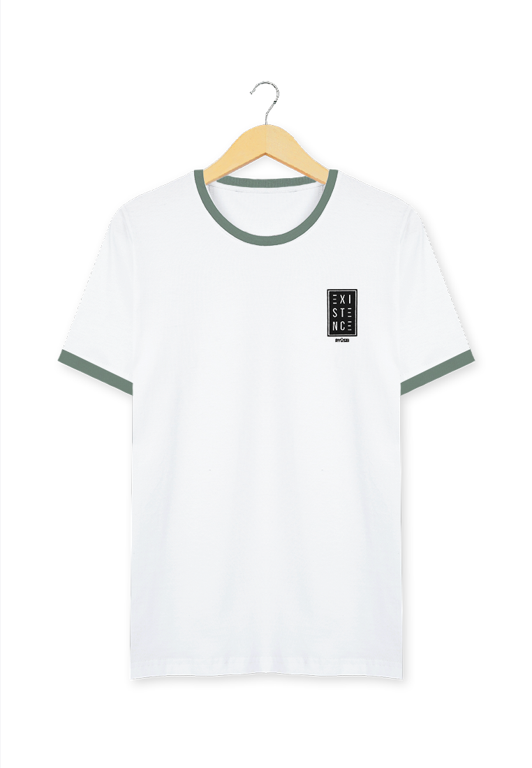 Ryusei Tshirt Existence Stripe Mint Green - Ryusei