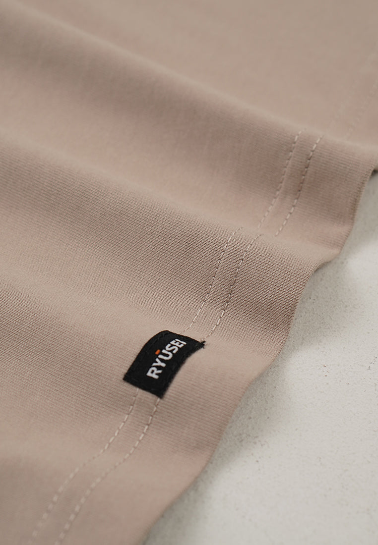 Ryusei Tshirt Oversize Hiro Light Brown - Ryusei