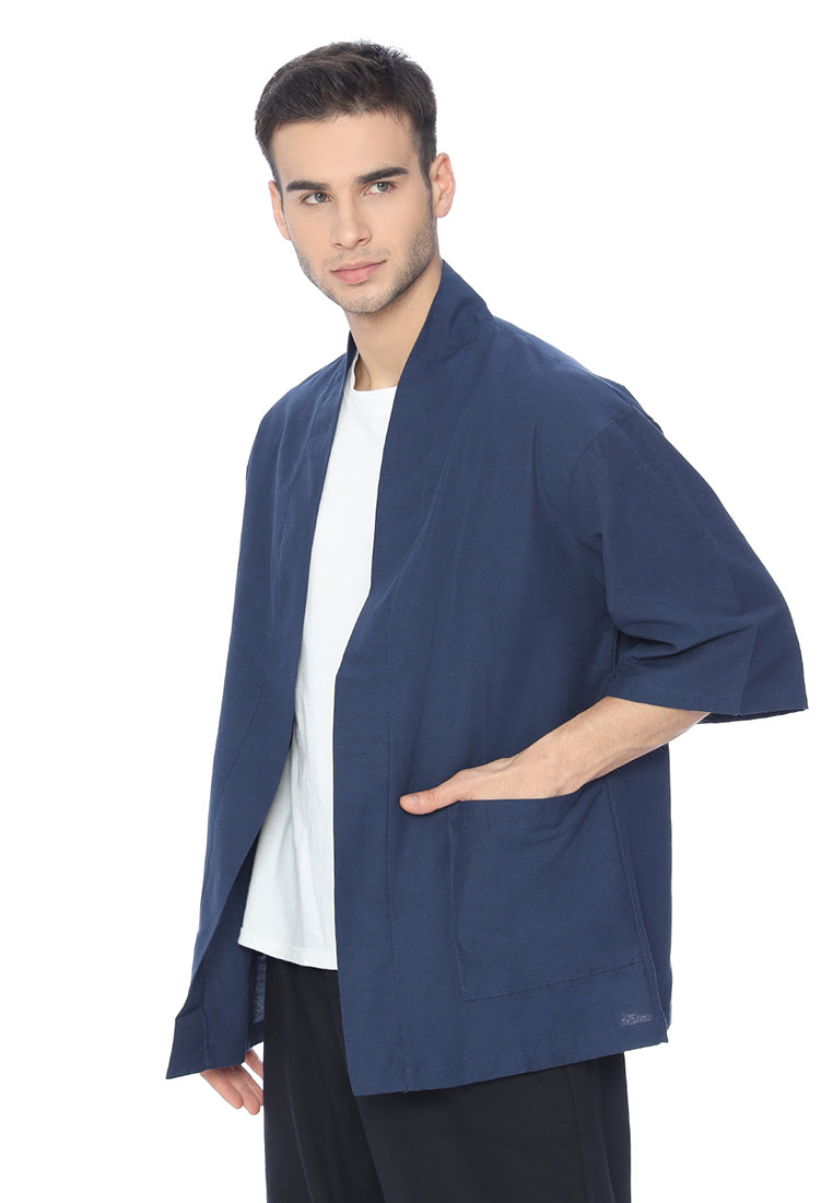 Ryusei Kimono Haka Pocket Navy - Ryusei