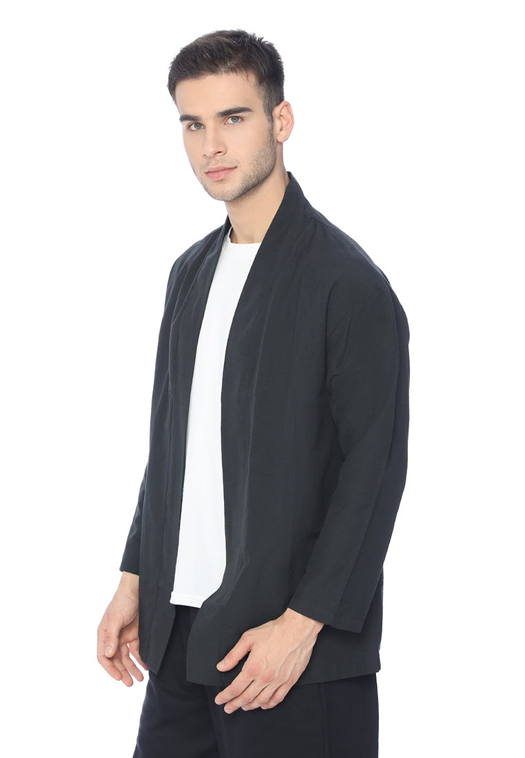 Ryusei Kimono Kata Long Sleeve Black - Ryusei