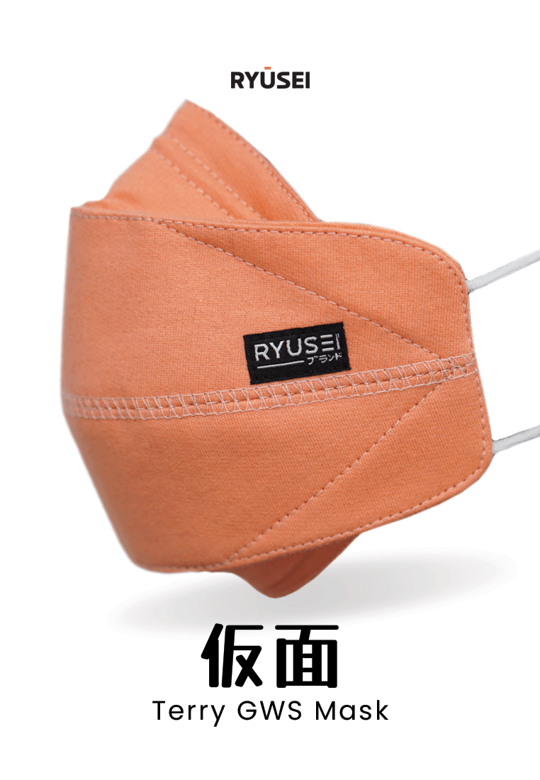 Masker Terry GWS Trendy Orange - Ryusei