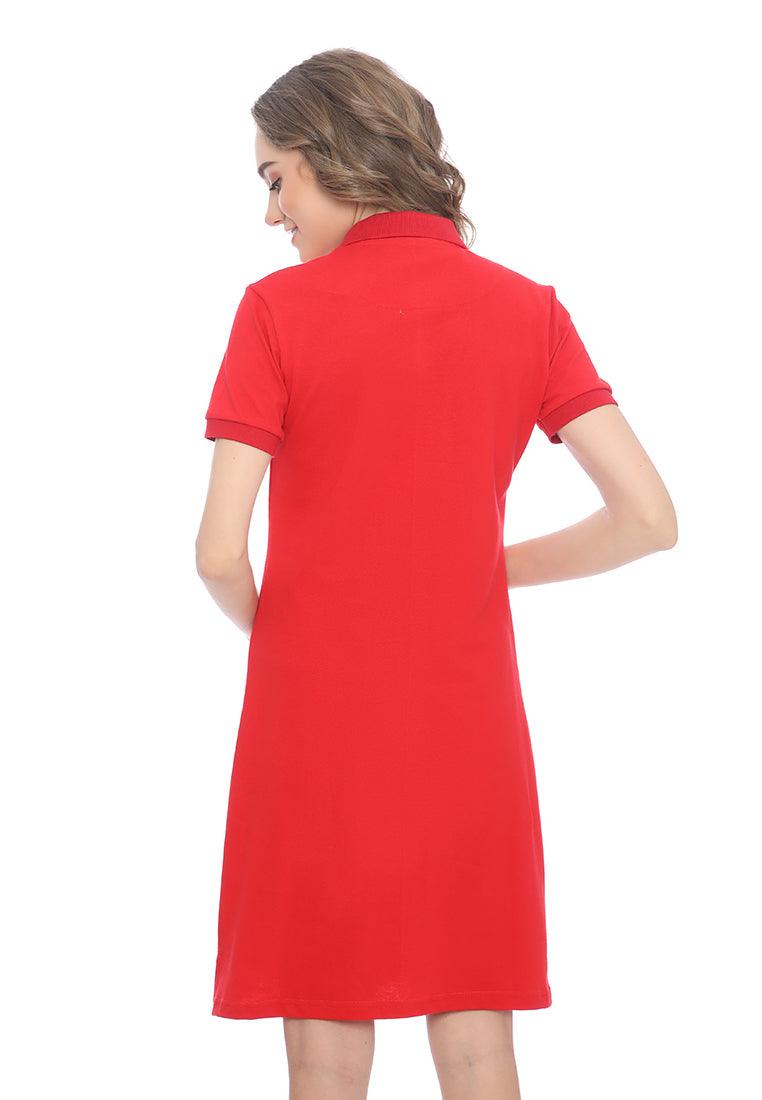 Ryusei Polo Dress Yuko Red - Ryusei