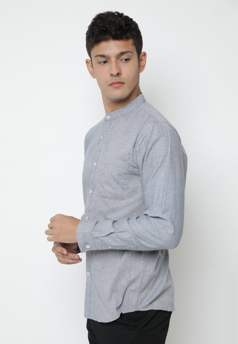 Sht Men Sachiye Dark Grey - Ryusei Shirt Men