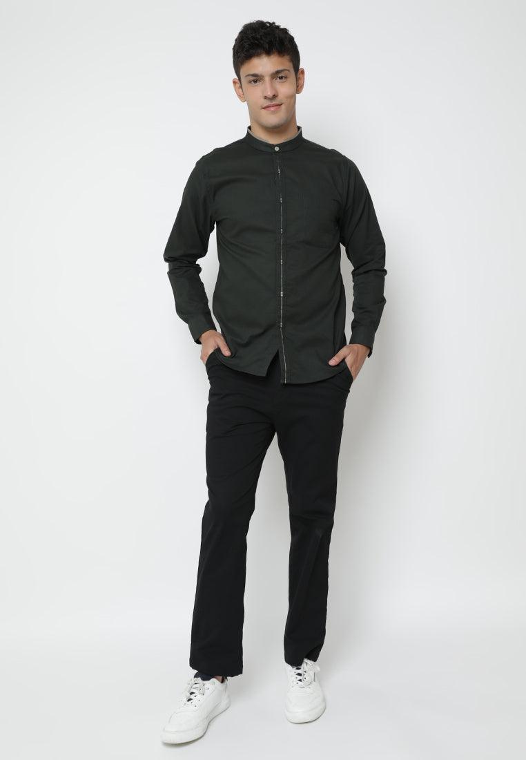 Sht Men Yuzuki Dark Green - Ryusei Shirt Men