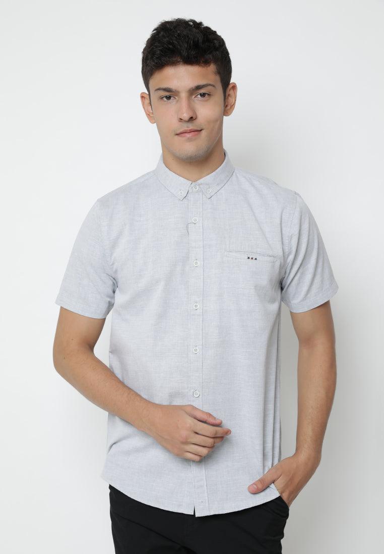 Sht Men Yorie Light Grey - Ryusei Shirt Men