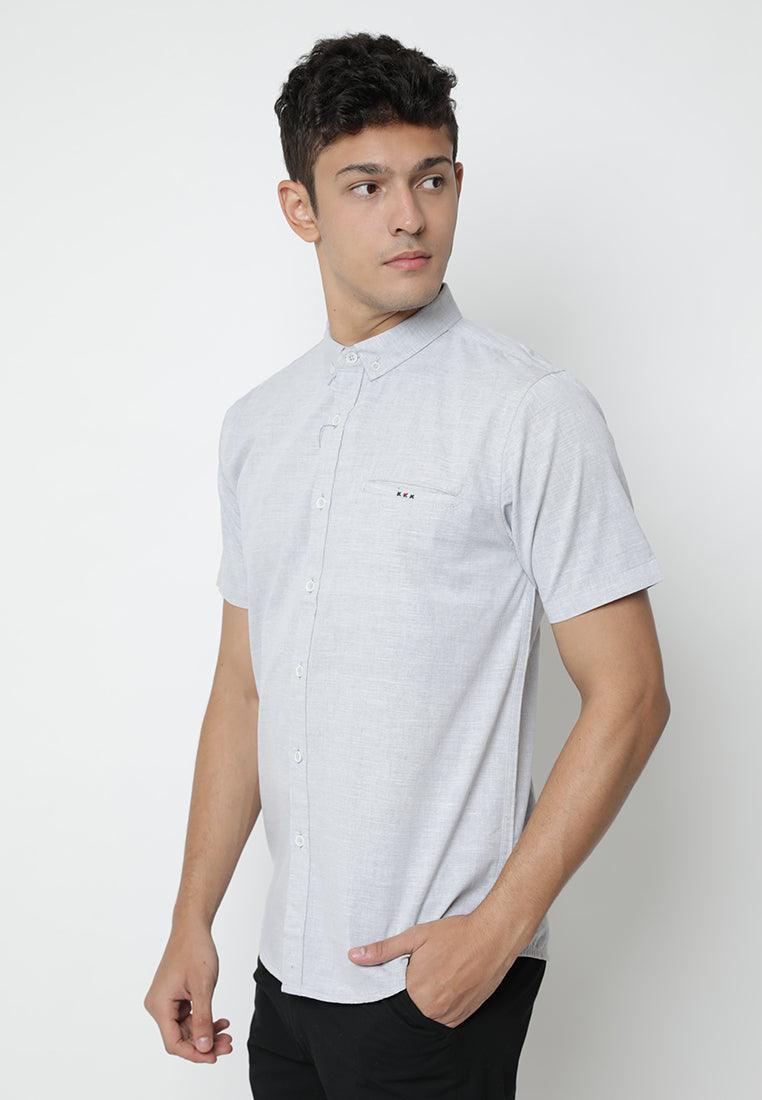 Sht Men Yorie Light Grey - Ryusei Shirt Men