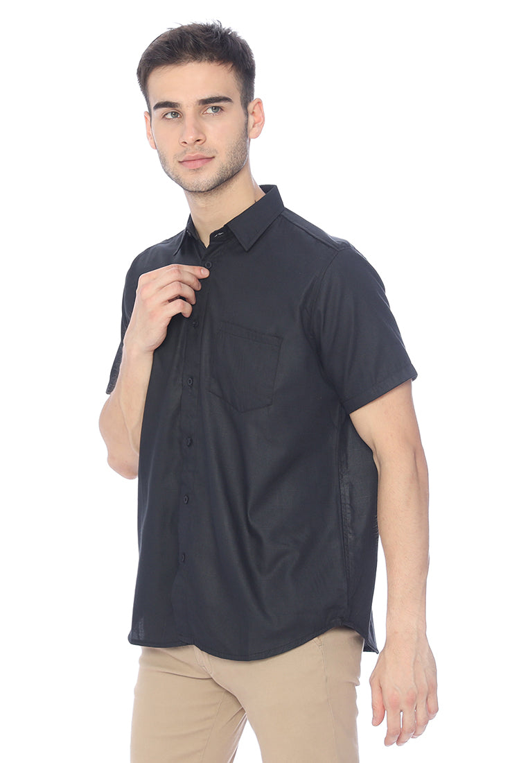 Ryusei Kemeja Arata Black - Ryusei