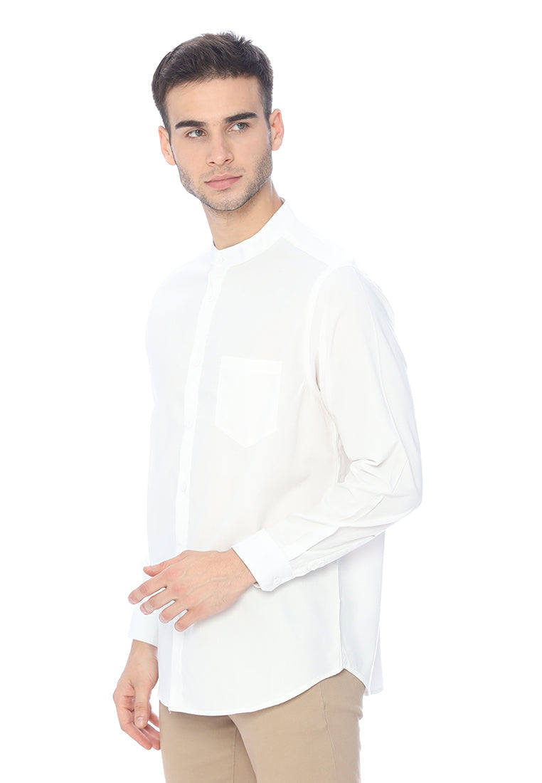 Ryusei Kemeja Katashi Long Sleeve White DF - Ryusei