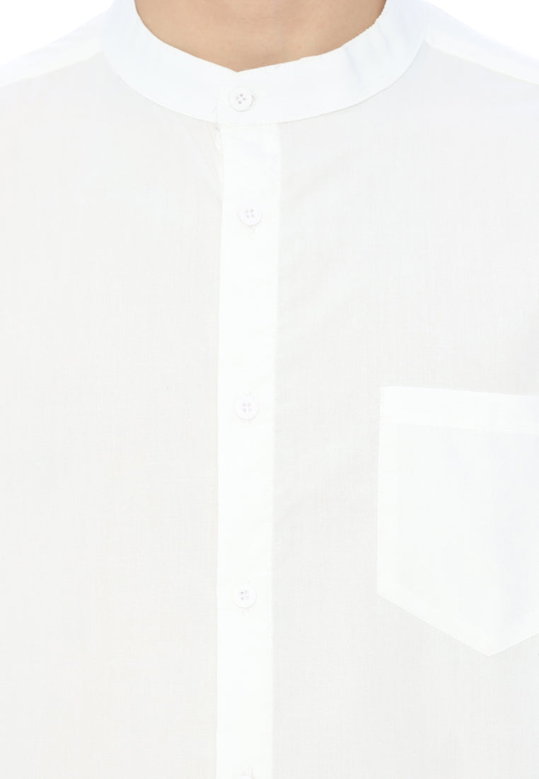 Ryusei Kemeja Katashi Long Sleeve White DF - Ryusei