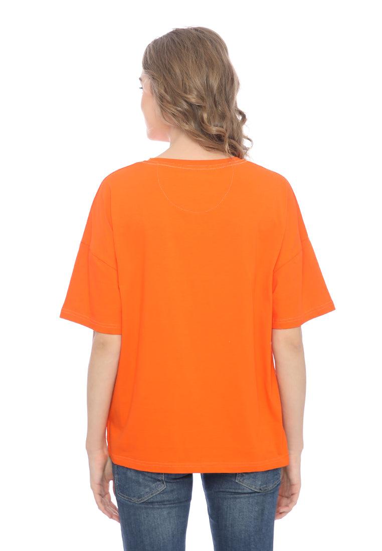 Ryusei Tshirt Oversize Yuki Orange - Ryusei