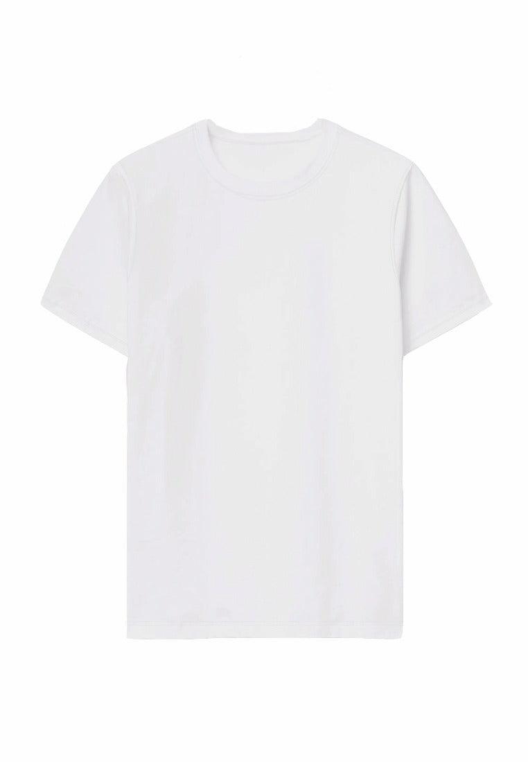 Kaos Polos Ryusei T-shirt Basic Unisex Brilliant White - Ryusei T-Shirt