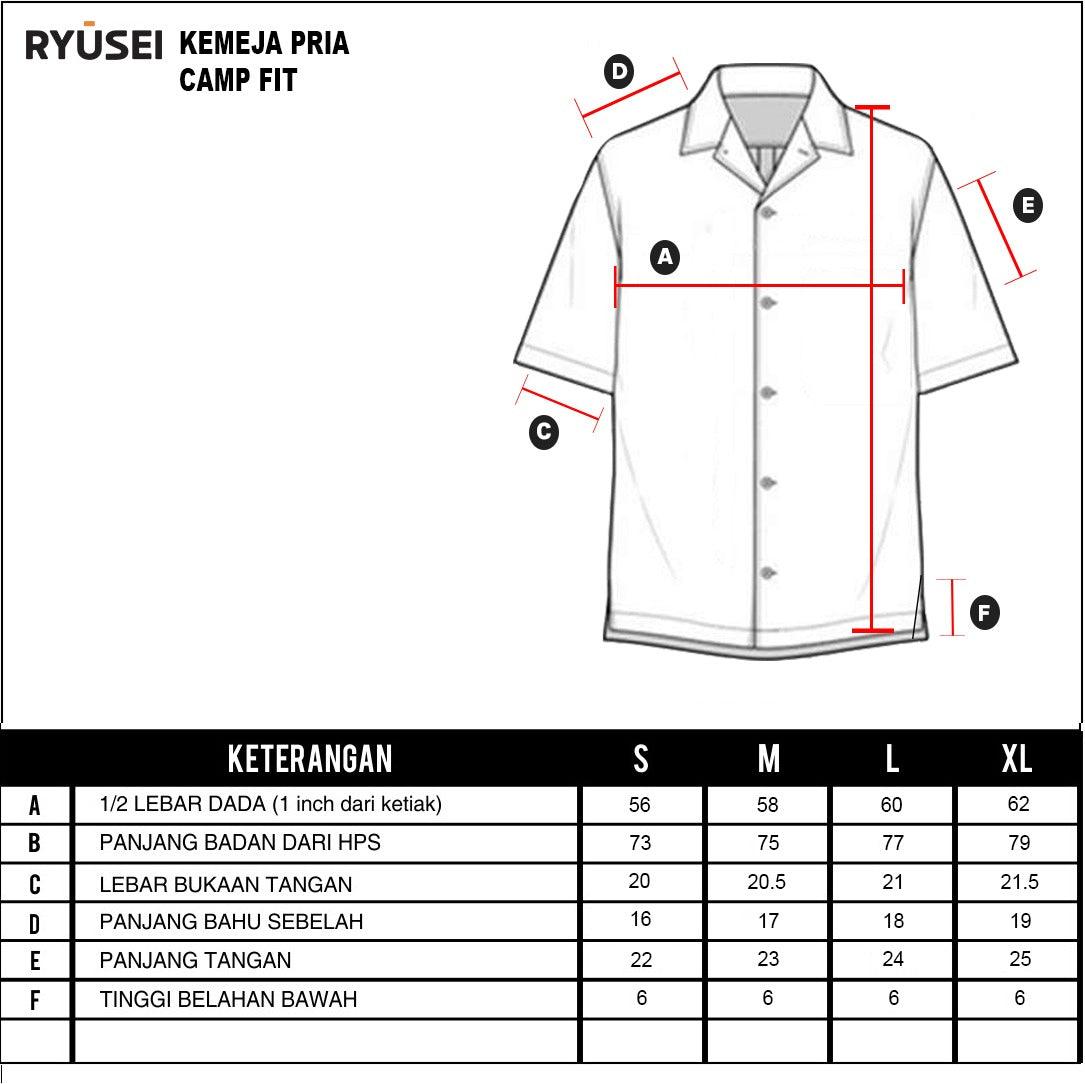 Ryusei Kemeja Pantai Rei Pocket White DF - Ryusei