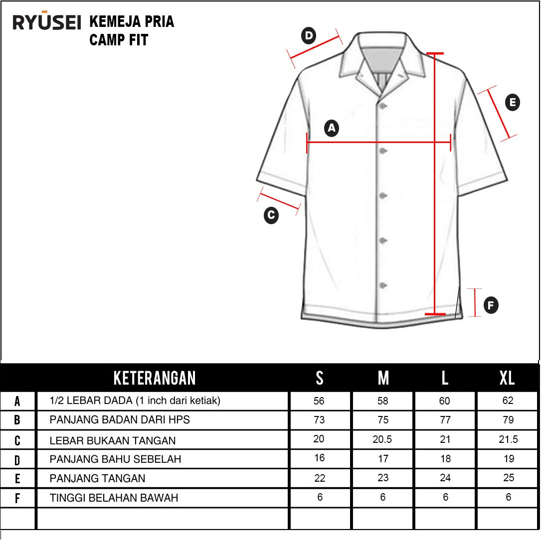Ryusei Kemeja Pantai Rei Pocket Brown