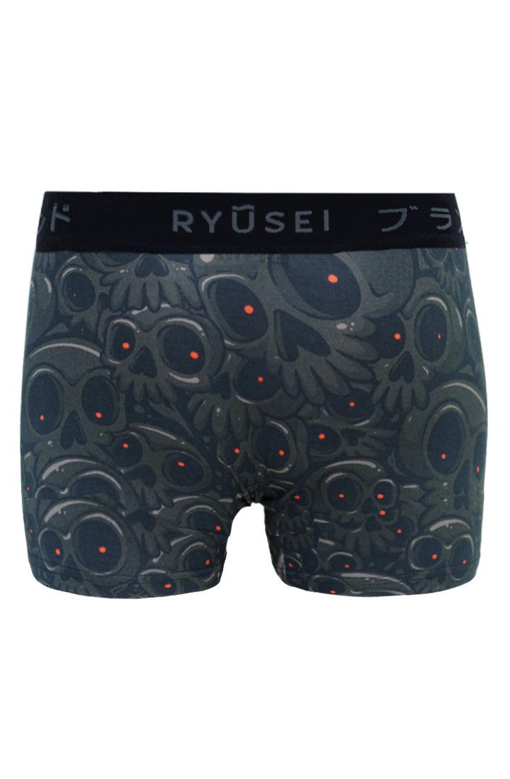 Ryusei Boxer Premium Black Skull - Ryusei