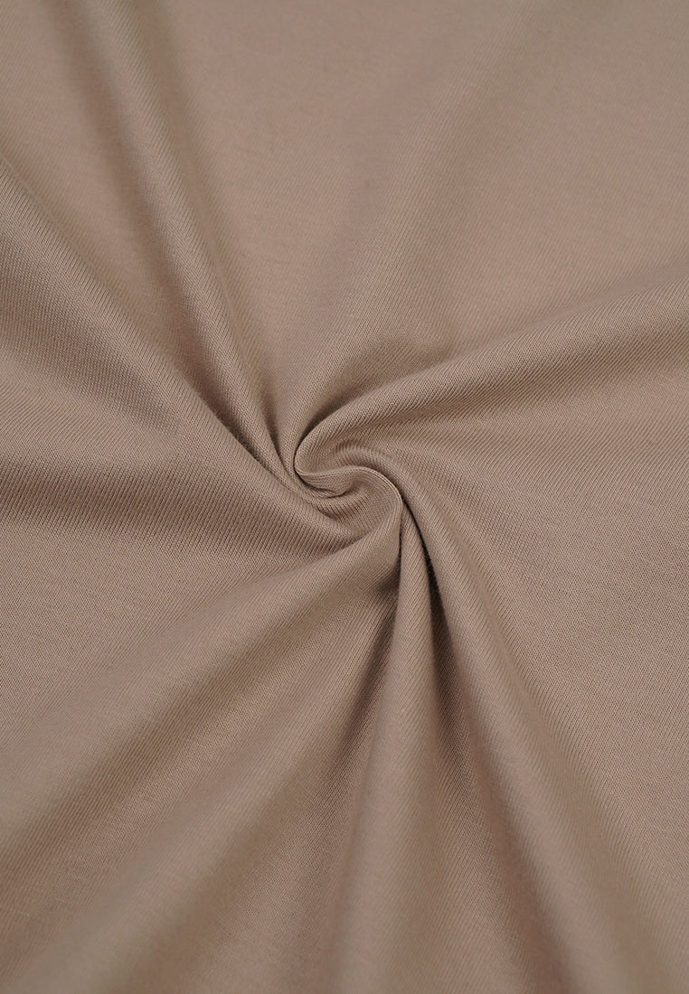 Ryusei Tshirt Oversize Kenji Pocket Light Brown DF - Ryusei