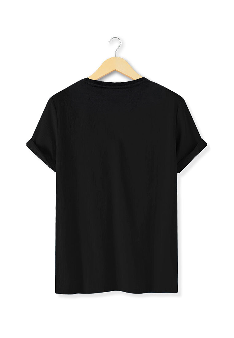 Ryusei Tshirt Kagawa Button Black - Ryusei