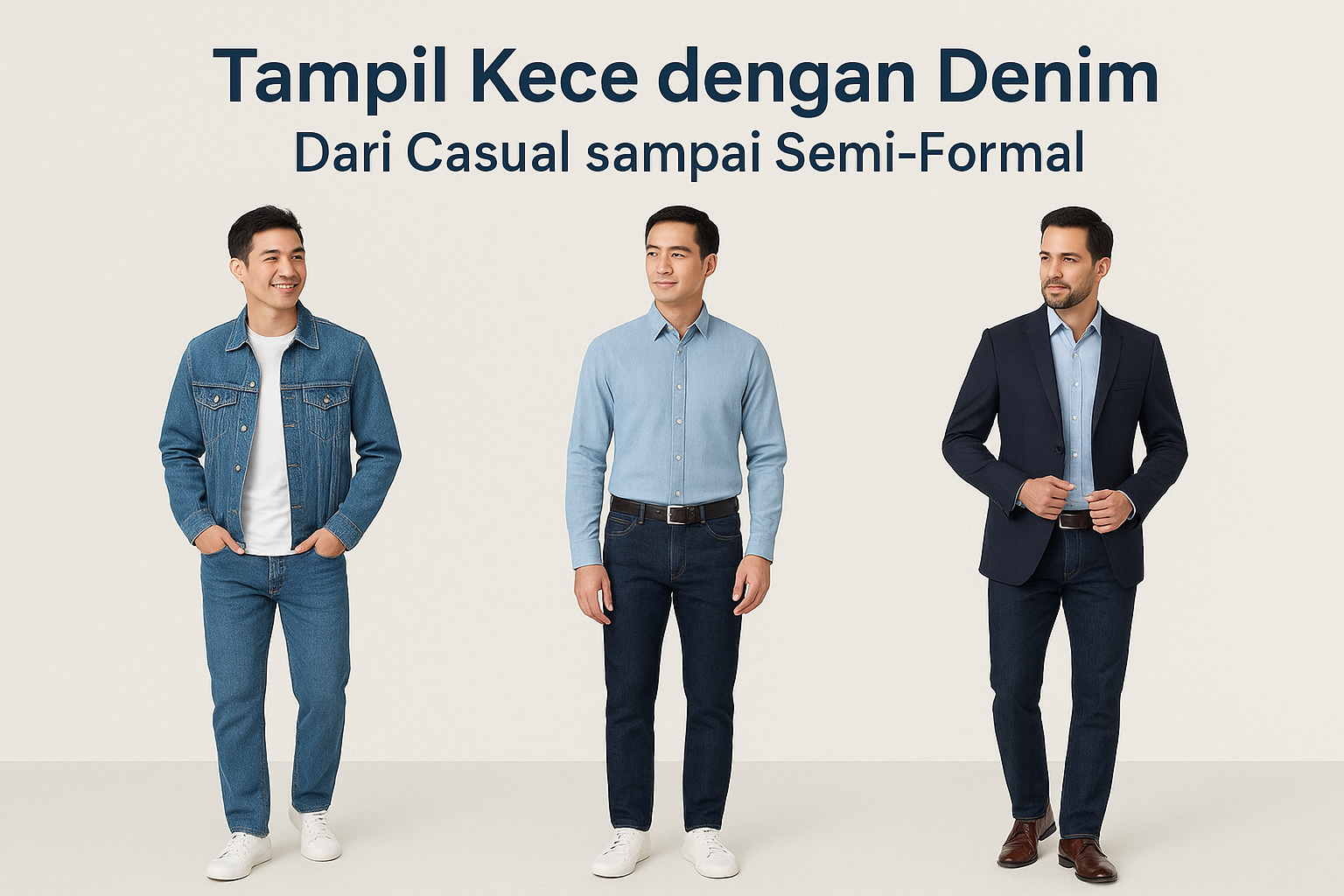 Tampil Kece dengan Denim: Dari Casual sampai Semi-Formal
