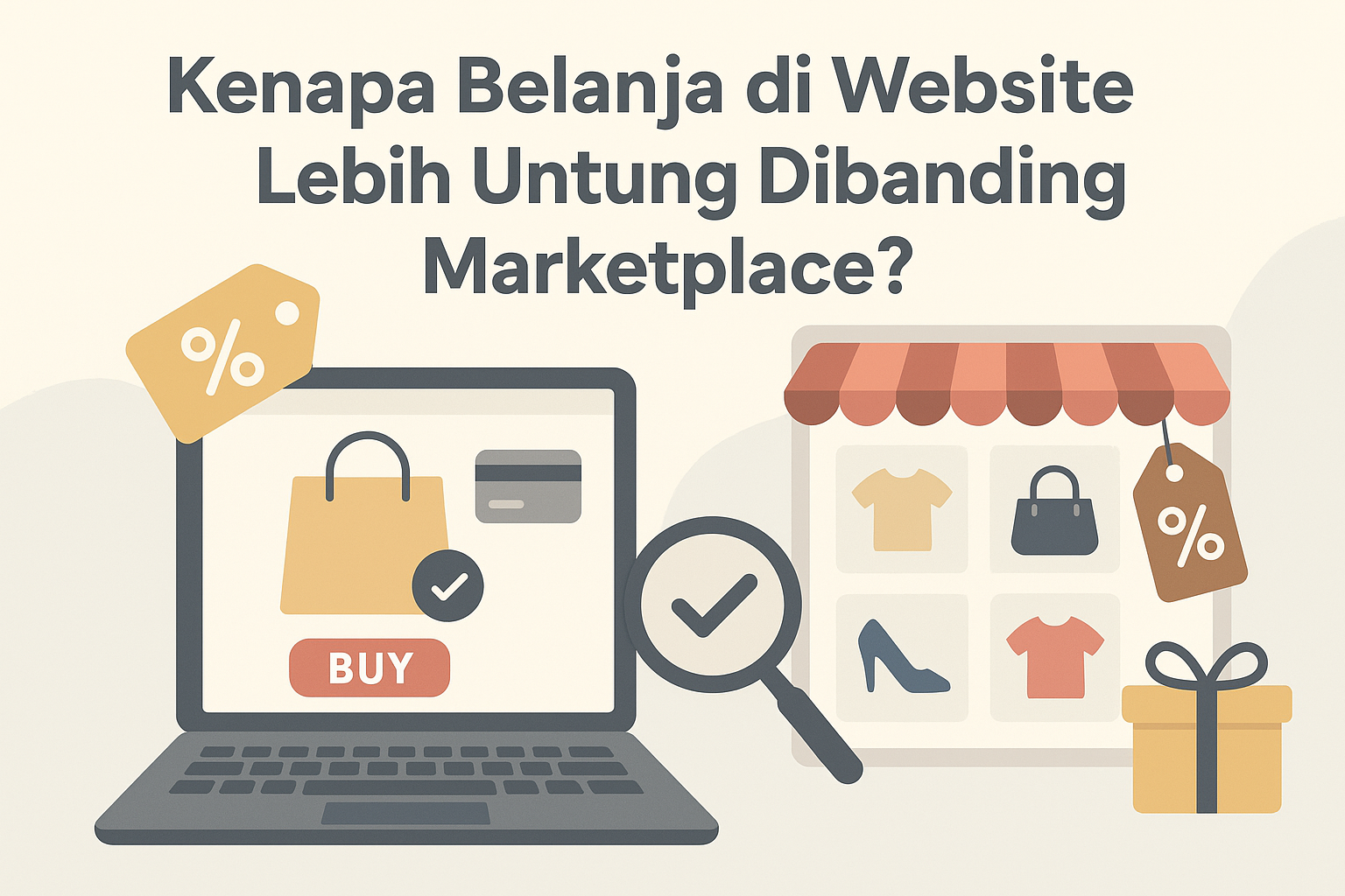 Kenapa Belanja di Website Lebih Untung Dibanding Marketplace?