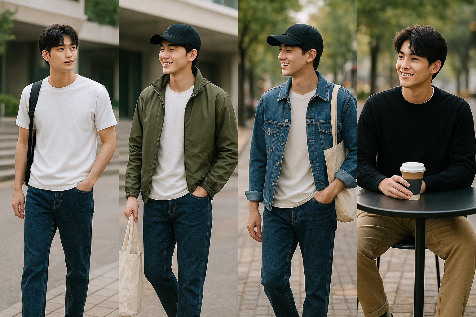 Dari Kampus sampai Hangout: Cara Mix & Match Tshirt Ryusei