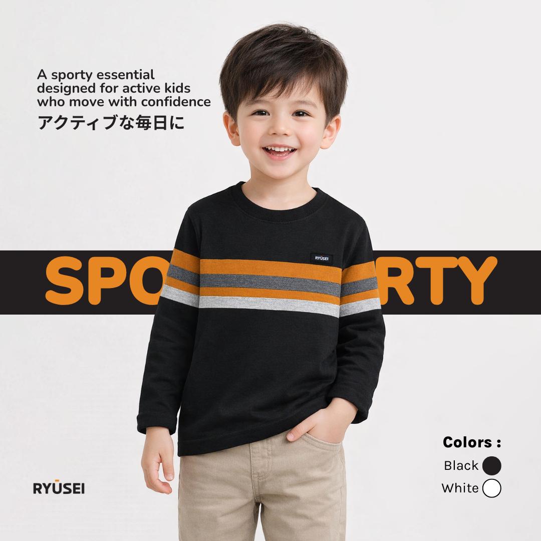 Ryusei Kaos Anak Lengan Panjang Kazama CMB